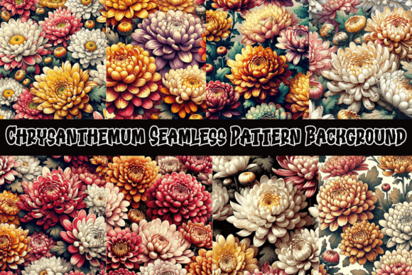 Chrysanthemum Pattern Backgrounds: Elevating Your Creative Projects