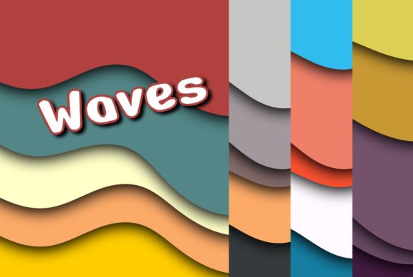Dynamic Visuals: Using Colorful Wavy Backgrounds
