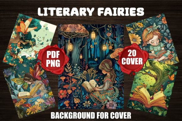 Enchant Your Designs with Literary Fairies Backgrounds