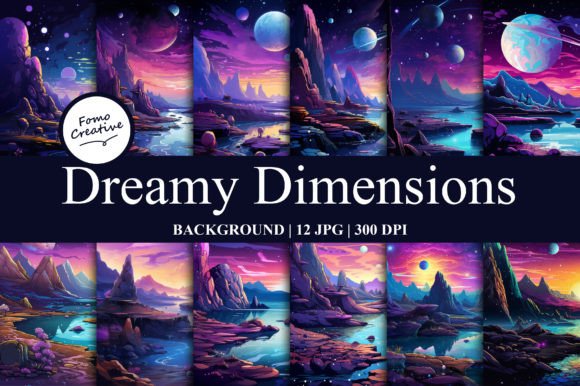 Exploring Dreamy Dimensions Backgrounds for Designers