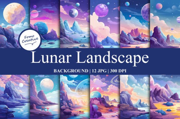 Exploring the Allure of Lunar Landscape Backgrounds