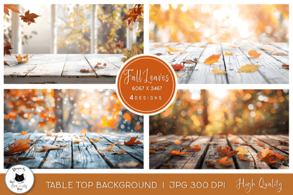 Fall Table Top Backgrounds: Seasonal Design Made Simple
