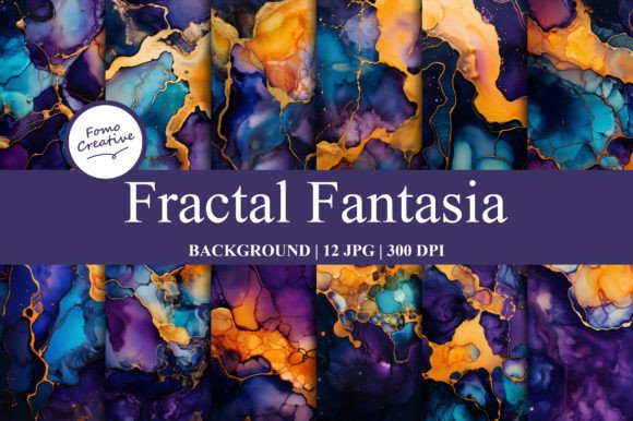 Fractal Fantasia Backgrounds: Elevate Your Digital Designs