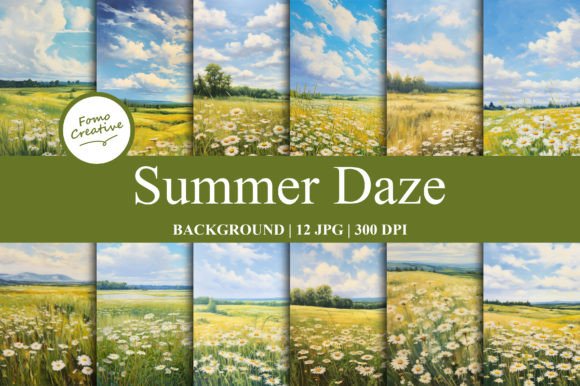 Summer Daze Backgrounds: Your Shortcut to Vibrant Digital Design