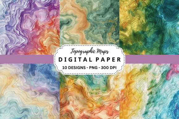 Topographic Maps Backgrounds: A Designer's Secret Weapon for Texture