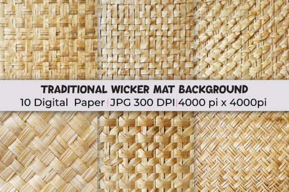 Traditional Wicker Mat Backgrounds: A Designer's Guide