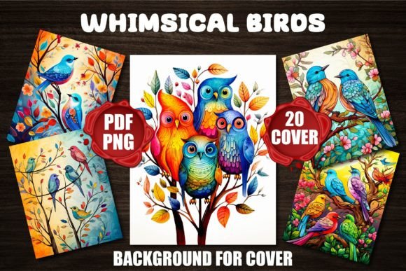 Whimsical Birds Backgrounds: A Designer's Flight of Fancy